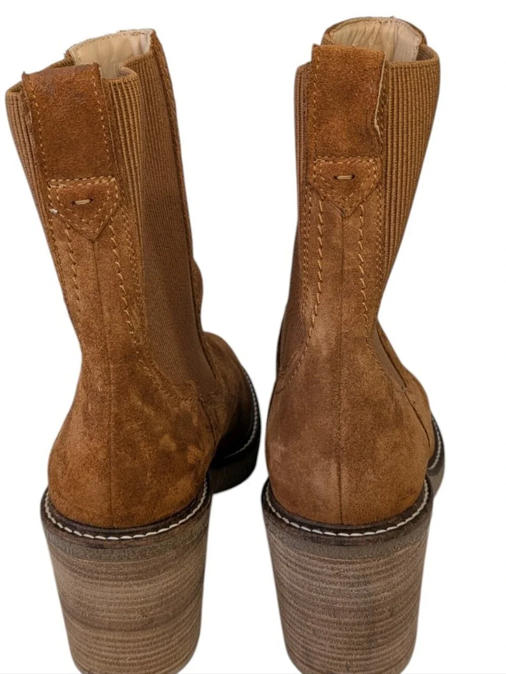 Clarks Women Cassiano Top Mid Tan Suede ...Size  10
